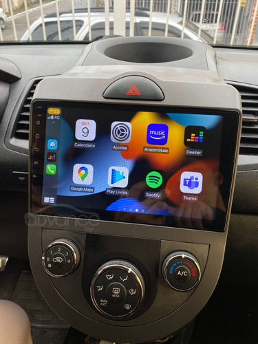 Central Multimidia 9' Kia Soul Android + Carplay