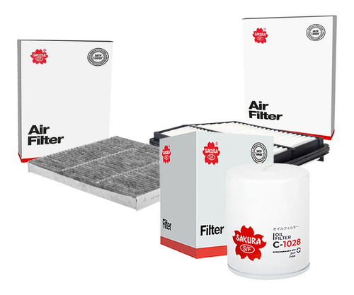 Kit Filtros Aceite Aire Cabina Acura Mdx 3.5l V6 2001 A 2005