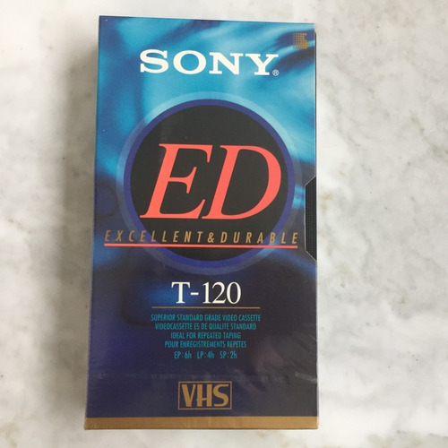 Cassette Para Vhs Sony T-120
