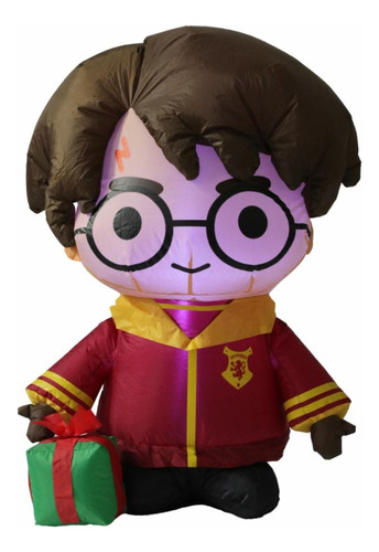 Inflable Navideño Harry Potter Warner Bros Iluminado 91cm