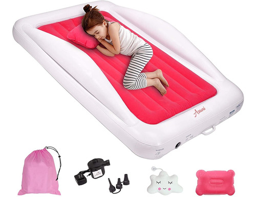 Cama De Viaje Inflable Para Niños Con Bomba Eléctrica, Co...