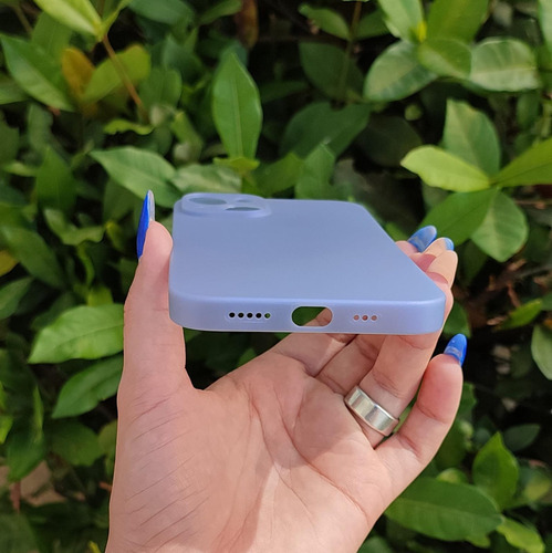 . Capa Case Para iPhone 13 Rígida Fosca Silicone Ultra Fina