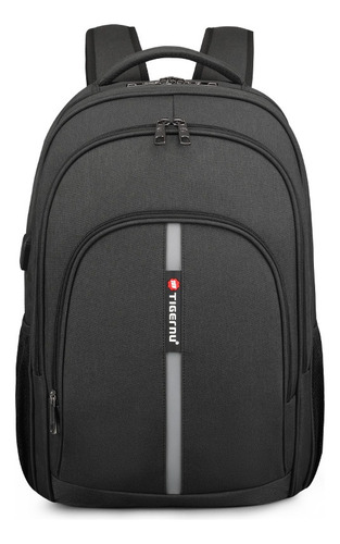 Mochila Tigernu Ejecutiva Para Notebook Negro T-b3893