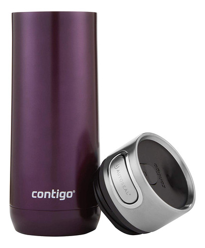 Contigo Autoseal Luxe Termo Vaso Acero Inox 16oz Morado