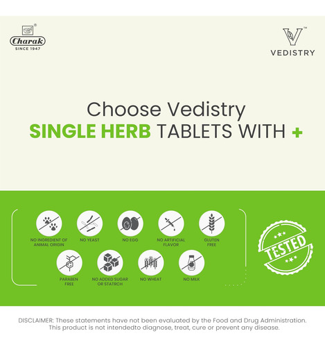 Vedistry Haldi + Comprimidos 850 Mg Com Cúrcuma, 95% De Curc