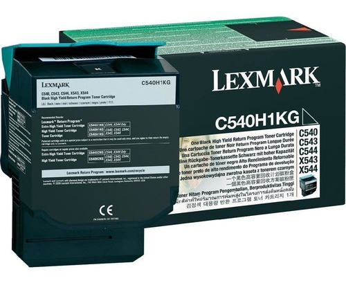 Tóner Lexmark C540h1kg Negro 2500 Páginas