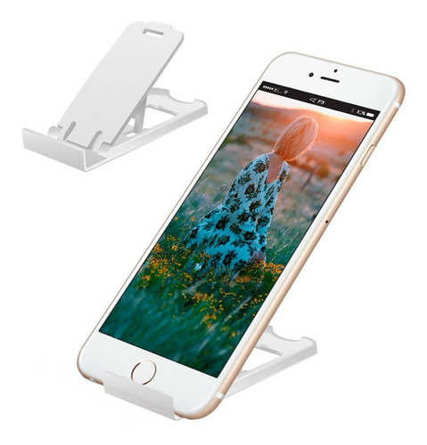 Soporte Base Plegable Para Celular Slim Holder De Escritorio