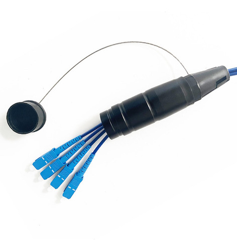 10 Conector Impermeable Al Aire Libre Cable De Fribra