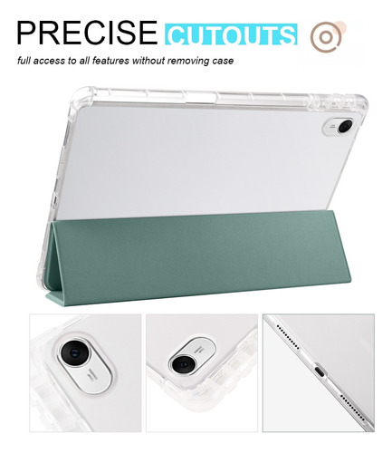 Funda De Tablet Verde Oscuro For Huawei Matepad De 11,5 Pul