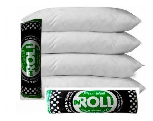 Almohada Fiberball In Roll 70x50 Env/al Vacio