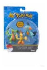Pokemon Grovyle Combusken Marshtomp Original Tomy