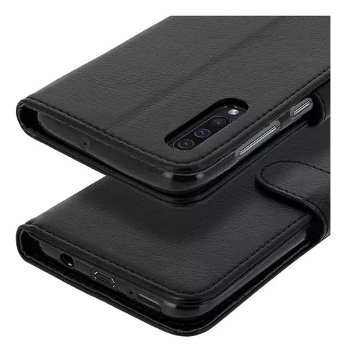 Funda Cartera Tarjetero Piel Para Moto G9 Play + Cristal 21d