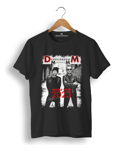 Remera: Depeche Mode World Tour 2023 Memoestampados