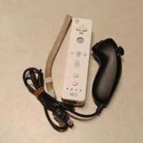 Comprar Wiimote + Nunchuk Originales Nintendo Wii Blanco Y Negro Blanco Y Negro