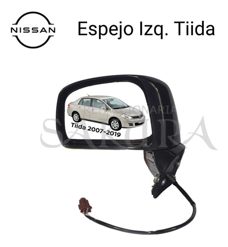 Espejo Retrovisor Electrico Izq. Tiida Sedan 2010