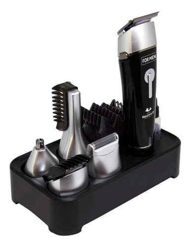 Barbeador e cortador de cabelo Relaxbeauty RB-AM0249A  preto e prata 100V/240V