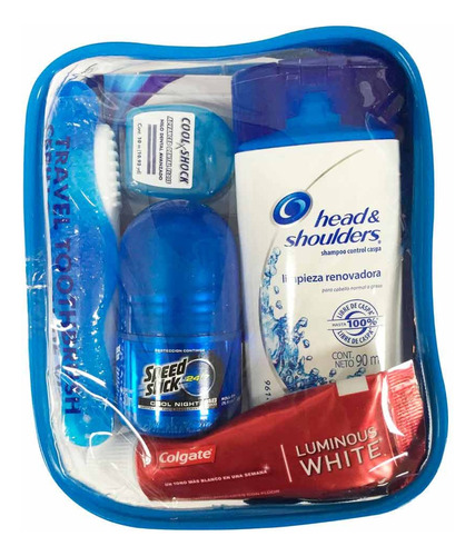 Kit De Higiene Para Hombre Walfort Para Viajes Con 5 Piezas