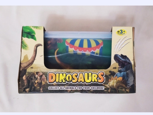 Imagen 5 de 6 de Juego De Dinosaurio Con Tapete De Juego Leer Descripción