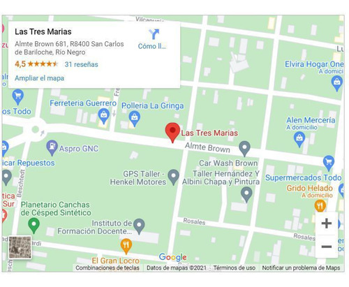 Aserradero. Av. Almte. Brown 681. Bariloche. Río Negro.