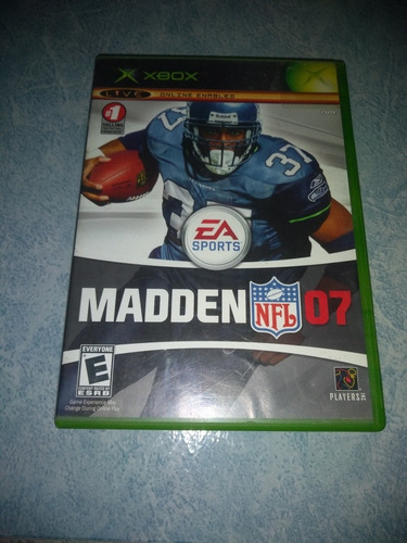 Xbox Clásico Video Juego Madden Football Nfl 2007 Completo