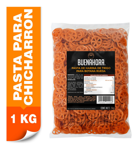 Pasta Para Chicharrón Fritura Rueda Grande Botana 1kg