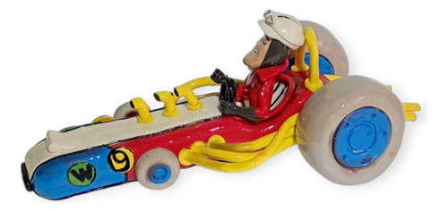 Adorno Para Torta Super Heterodino Coleccionable Autos Locos Azul Autos Locos