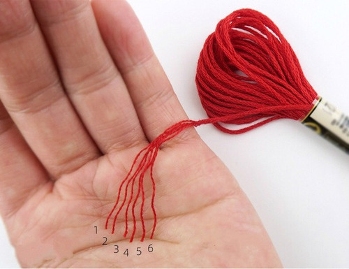 200 Madejas De Hilo De Coser Para Bordar Punto De Cruz