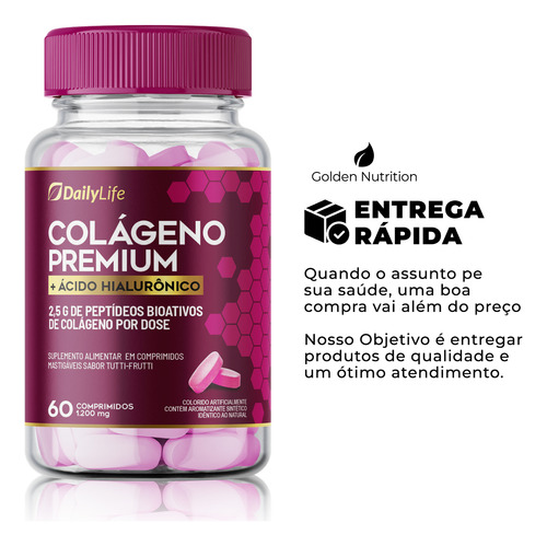 5x Melhor Colageno Hidrolisado + Ácido Hialurônico Para Pele