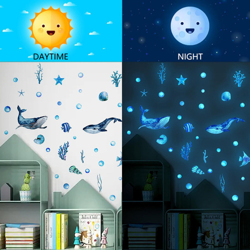 J Pegatinas De Pared Noctilucentes Fluorescentes