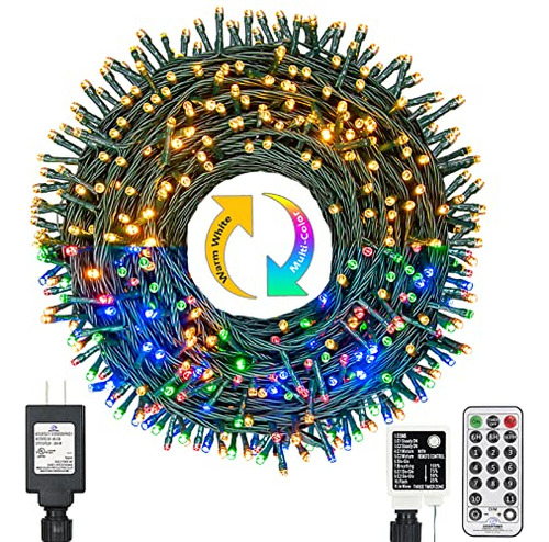 Luces Navideñas Cambiantes De Color, 800 Led 272ft, 11