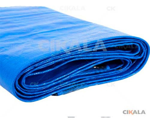 Lona Plástica Multiuso Reforçada Piscina 7x6 Mt - 4 Cores Cor Azul
