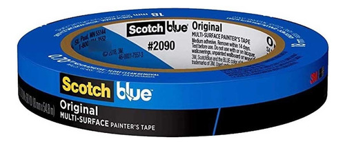 48 Pz-3m 2090 Masking Tape Azul 0.018 X 54.86 M Profesional