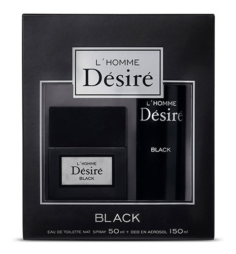 Set Desire Black Eau De Toilette 50 Ml. + Deo Aerosol