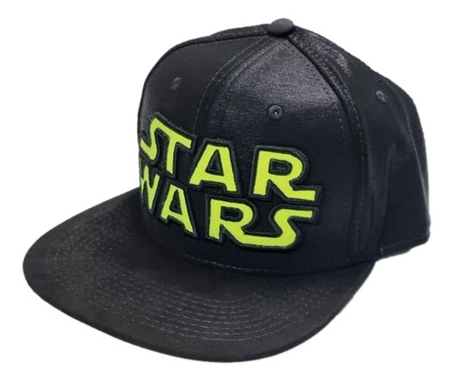 Gorra Plana Star Wars Snack Pack Diseño Moda Negra