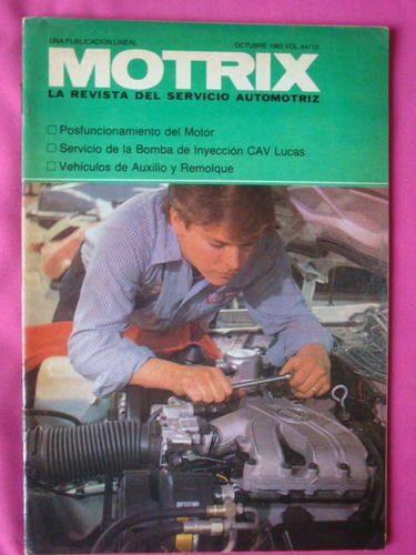 Revista Motrix Vol 44 Nº 10 1985 Posfuncionamiento Del Motor
