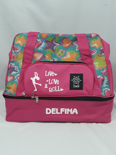 Imagen 5 de 9 de Bolso Cajon P/patin Artistico Estampado (opc Personalizable)