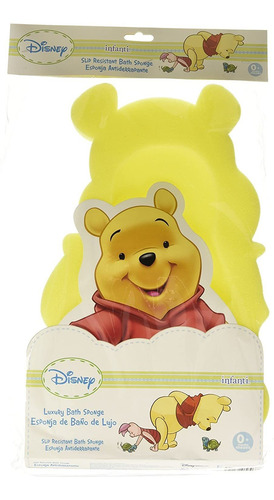 Disney Baby Pooh Soporte De Esponja Para Baño Bebés Amarillo