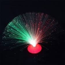 Lampara De Fibra Multicolor