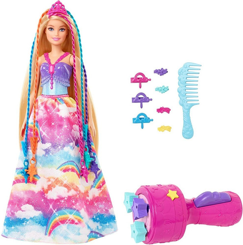 Barbie Dreamtopia Trenzas Mágicas, Princesa.