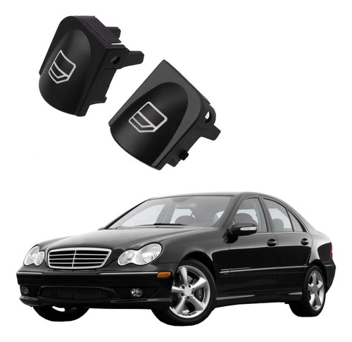 12 Fundas Para Botones De Interruptor De Ventana Para W203 W