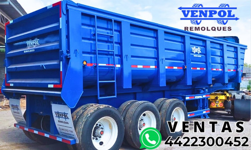Remolque Gondola Volteo Para Materiales 30m3 Reforzada