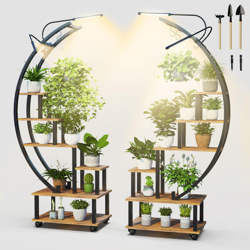 Hoperan Soporte Para Plantas Con Luz De Crecimiento, Soport.