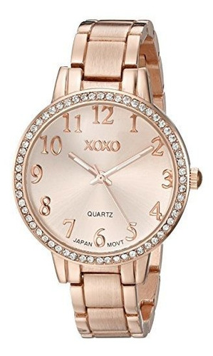 Reloj Xoxo Xoxo Xo5846 Reloj Analógico De Cuarzo Dorado Con