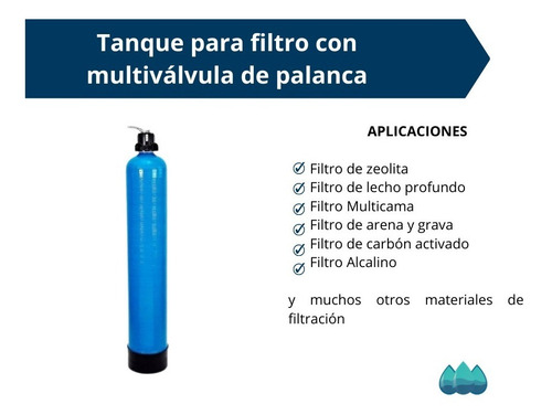 Imagen 2 de 6 de Tanque Para Agua Purificada 9x48 Con Valvula