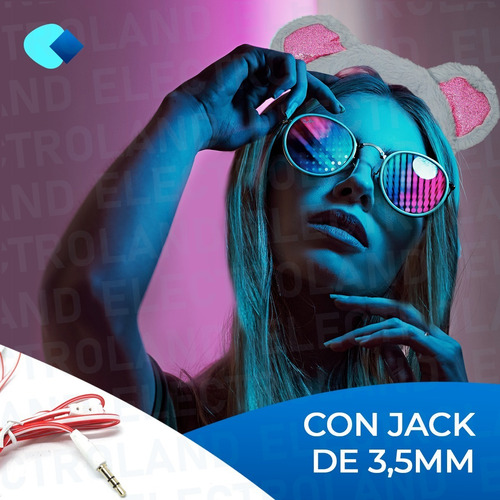 Imagen 5 de 10 de Auriculares Stereo Orejas Zorro Vincha Peluche Cable 1,5mts