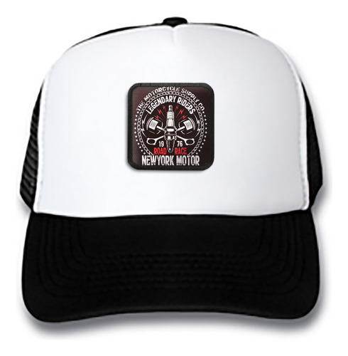 Gorra Trucker Motor Club Moto Motorcycle New York Mot12