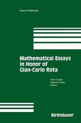 Libro Mathematical Essays In Honor Of Gian-carlo Rota - B...