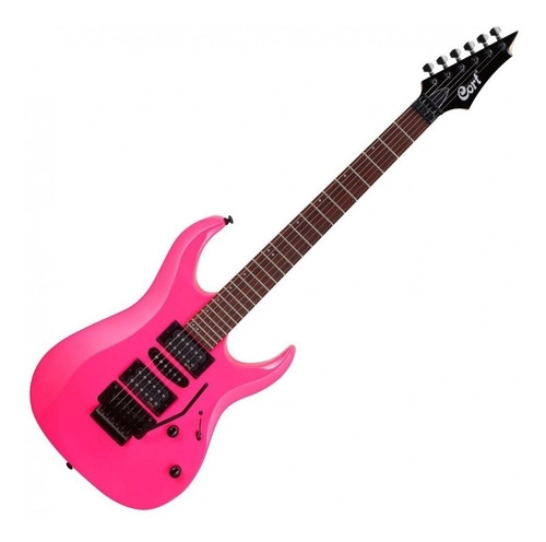 Guitarra Eléctrica Cort X Series X250 De Caoba Pink  