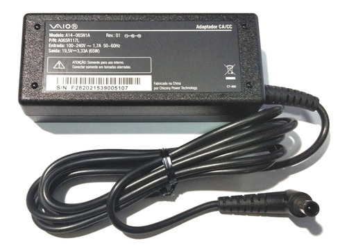 Fonte Carregador Para Notebook Vaio Modelo A14-065n1a