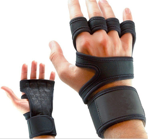 Guantes Para Gym Gimnasio Con Muñequera Ajustable.